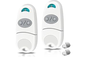 LUIRSAY Telecomando Cancello, 2 Pcs 433,92 MHz Telecomando Cancello Universali, Telecomando Cam 2 canali Compatibile con TOP 432EV, 432, 432A, 432M (Include 2 batterie extra)