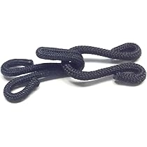 4 Paia Di Alamari In Pelle Nero 11x3.5 Cm - Bottoni A Levetta Per Cappotti, Giacche E Progetti Fai Da Te - Foto 11