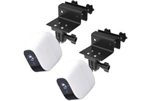 Kit de Support de Fixation Murale BECEMURU Protecteur de gouttière étanche pour Angle Plus Large pour eufyCam 2/2 Pro, eufyCam 2C/2C Pro and eufyCam E Système de caméra sans Fil