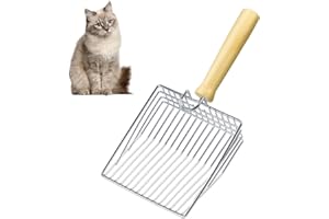 OTAIVE Katzenstreu Schaufel Metall Katzenstreu Scooper Cat Litter Scoop Katzenschaufel für Haustier Katzen Hunde