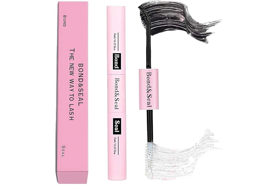 2-in-1 Lash Bond & Seal, Strong Hold Cluster Lash Glue for DIY Eyelash Extensions, Individual-Lashes Glue for Sensitive Eyes