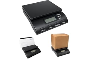 HOWSEHOLD Digital Postal Scales - Electronic Weighing Scale for All Parcels and Postage - UP to 36 KG - Know Your Box and Letter Weight - Large or Small Boxes - Send Parcel with Confidence