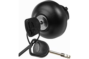 YAOPEI Locking Fuel Tank Filler Cap for Ford Transit MK7 Petrol Gas Cover with 2 Keys 1715043 9C119K163AA