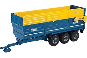 Britains 1:32 Remorque d'ensilage Kane Halfpipe à Trois essieux, Compatible avec Les Jouets à l'échelle 1:32, pour Les Collectionneurs et Les Enfants à partir de 3 Ans.
