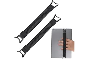 Joynine 2PCS Universale Antiscivolo Per Tablet, Cinghia Elastica Tablet da 7-11 Pollici ed eReader, Elastici per Tablet Portatile Universale Regolabile, Porta Tablet da Mano