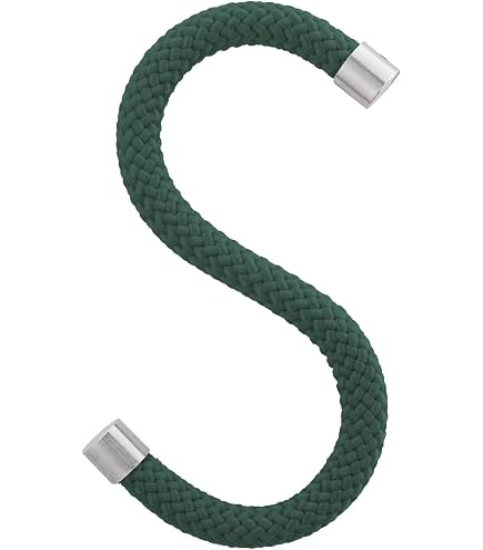 Peppermint Products Cord Hook | Set Da 5 Ganci Sottili In Corda Con Tappi In Alluminio - Colore Blu Oceano