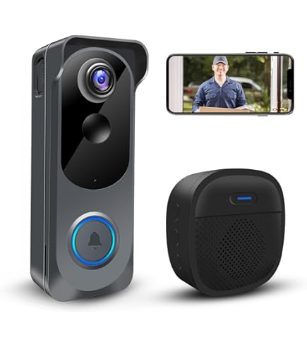 Citofono Con Videocamera Campanello Video Ankway 2K Full HD