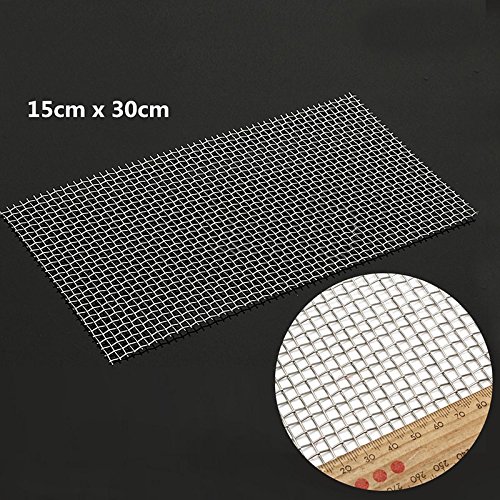 20 Mesh Edelstahl Gewebte Tuch Bildschirm Draht Filter Blatt Fliegengitter 150 X 300mm - 5