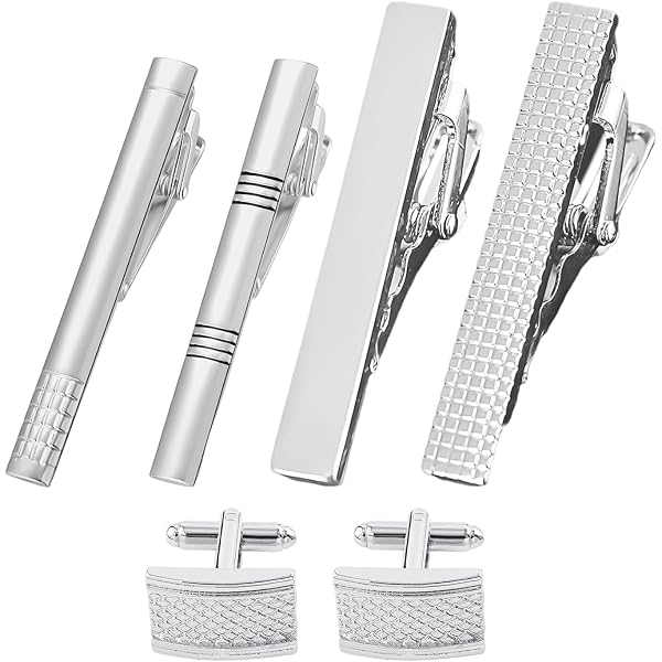 Set Boutons De Manchette & Pince à Cravate Galaxy Crystal - Bleu Foncé Avec Boîte Cadeau - Style Élégant