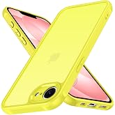 ivoler Lemon Yellow Matte Case for iPhone 17e / 16e, [Military Grade Protection] Protective Case, Shockproof, Translucent Bac