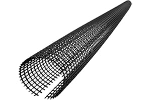 EraGreen Laubschutzgitter in 2m länge für Dachrinnen 125mm-150mm - Dachrinnenschutz UV-stabil - Laubfang in schwarz - Dachrinnengitter aus Kunststoff - Laubstopp