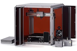 Snapmaker Imprimante 3D, Impression 3D/Gravure Laser/CNC, 3 en 1 imprimante 3D, 230 * 250 * 235mm, Fonction de Mise à Niveau Automatique, Reprise de l'impression, réduction du Bruit (A250T Bundle)