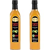 Hanzade Bitkisel Enginar Sirkesi 500 ML x 2 Adet Doğal Fermantasyon İ&ccedil;ilebilir Katkısız Cam Şişe