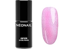 ‎NÉONAIL NÉONAIL Lakier hybrydowy do paznokci Brokatowy Różowy Satin Ruby 7,2 ml UV LED