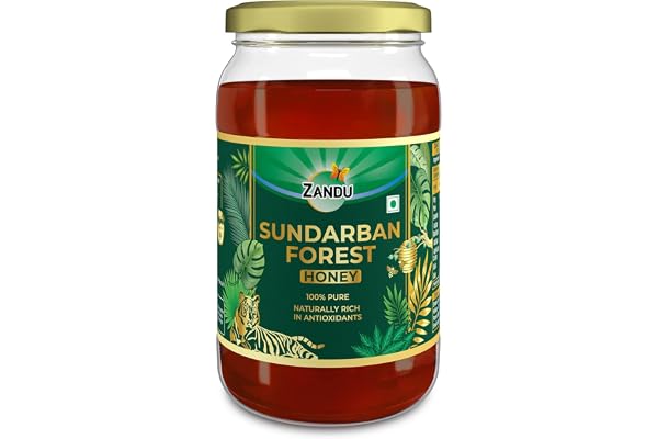 Zandu Sundarban Forest Honey 500g 100% Pure & Pollen Rich Mangrove Honey Signature Taste No Sugar Adulteration Antioxidant-Rich