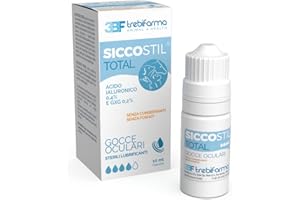 SICCOSTIL Total - 3BF - Soluzione Oftalmica lubrificante idratante - Gocce oculari - 10 ml - Trebifarma