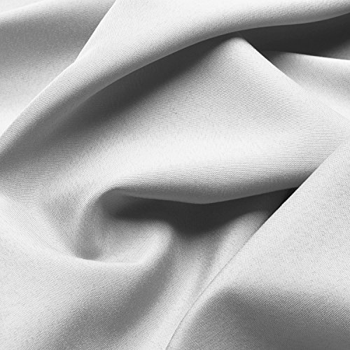 Beautissu® Blickdichter Kräuselband-Vorhang Amelie – 140×245 cm Weiß – Dekorative Gardine Universalband Fenster-Schal - 3