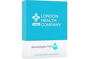 LONDON HEALTH COMPANY Electrolyte Test kit for tesing The Level of Electrolytes in Blood (Calcium, Magnesium)