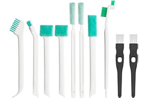 ‎VIKY VIKY® 10 Stück Multifunktionale Reinigungsbürste Set, Kleine Bürste Reinigung Flasche mit Schwamm, Flaschenbürste Babyflaschen, Fensterrillen Cleaning Brush, Reinigungsbürsten für Küche, Badezimmer
