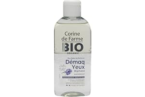 Corine de Farme - Loción Desmaquillante Ojos Bifásico BIO ECOCERT - Limpieza Facial Hipoalergénica - Cosmético Natural - Francia - Pieles Sensibles 150ml