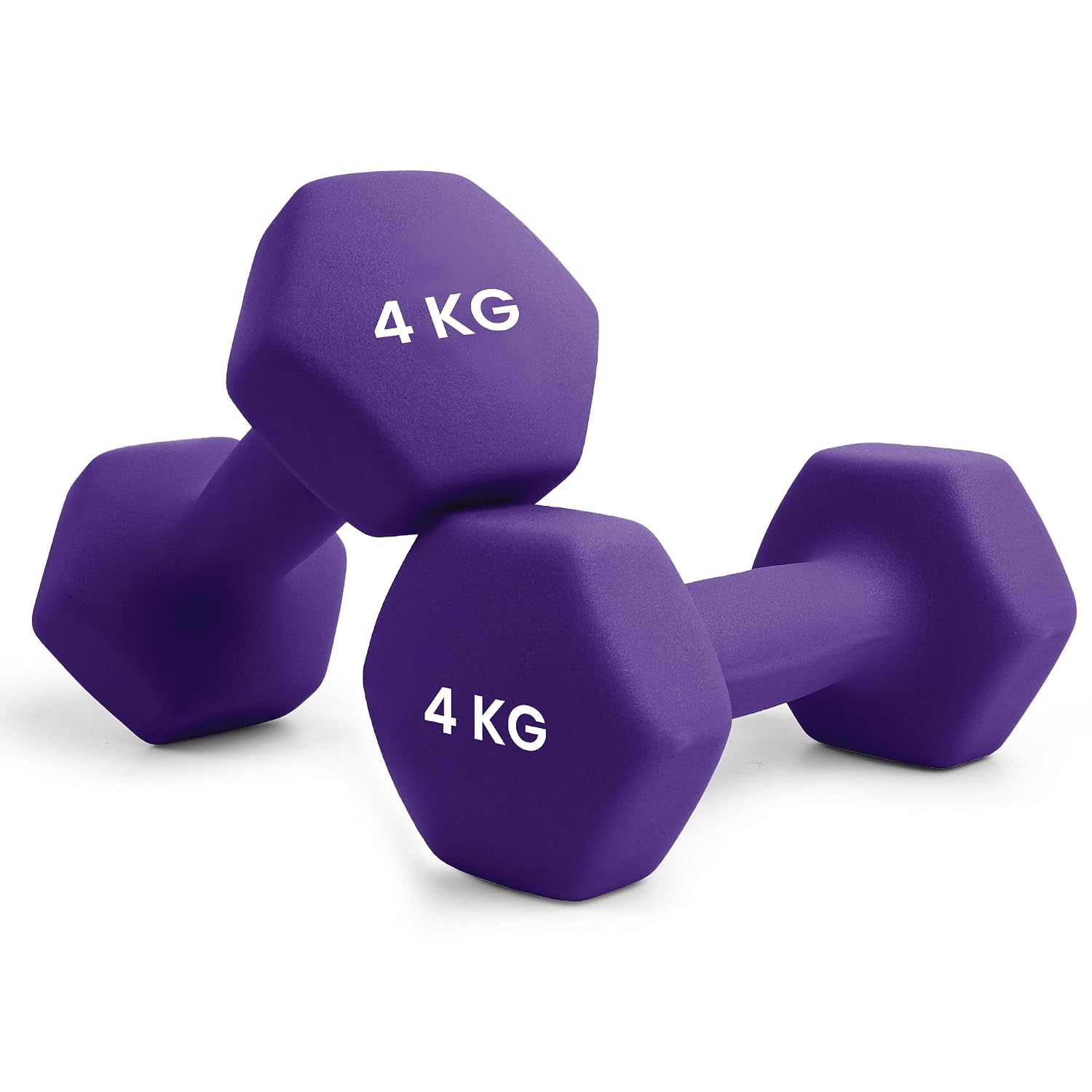 unycos - Pesas y Mancuernas Antideslizantes【Hierro | Neopreno】de 1 kg a 10 kg - Suaves al Tacto para Hombres y Mujeres, Diseño Ergonómico, Anti-Rodadura, Gimnasio en Casa, Fitness