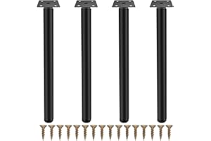 FULUSHOUXI 4 nogi meblowe, 30 cm, regulowane nóżki meblowe, metalowe nóżki do szafy, do mebli, sofy, stołu, krzesła, biurka, kuchni, szafy, nogi (30 cm)