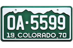 CELEBRITY MACHINES Vanishing Point | OA-5599 | Metal Stamped License Plate