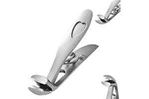 GEHANICO Coupe-ongles à Tête Coudée Pour Personnes âgées Ongles épais Coupe-Ongles Ergonomique À Tête Inclinée Pour Seniors Pour Hommes Et Femmes, Ongles épais Avec Attrape Nail Clippers (Argent, A)