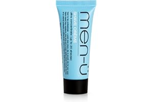 men-ü Shave Cream 15ml Travel & Trial tube - High Performance with UP TO 20 SHAVES! mens shaving cream with Long Lasting Formula with Tea Tree oil, Lubricants & Moisturisers, shaving cream mens 15ml