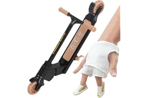 shpuuyy Trottinette à Deux Roues Jouet | Jouets Miniatures à Deux Roues pour Planche à Doigts | Jouet Interactif de Mouvement pour Jeunes Filles Garçons Famille et Amis