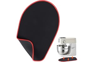 RUNEAY Gleitbrett Unterlage Matte Gleiter Zubehör,Gleitbrett aus Nylon,Mühelosen Bewegen des Mixers,Gleitbrett Matte Gleiter Zubehör,Gleitbrett kompatibel mit 4.5L- 5L Küchenmaschine,Rührgeräte