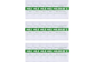 Nynelly Nur 6,86, 15 Stück pH-Messgerät Pufferlösung Pulver für präzise und einfach für präzise pH-Kalibrierung.