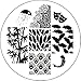 Born Pretty Nail Art Stamp Template Image Plate Leaf & Feather BP18