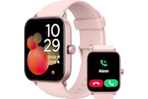TOOBUR Reloj Inteligente Mujer con Alexa, 1.8" smartwatch Deportivo con 100 Deportes, Recibir y Contestar Llamadas, Podómetro