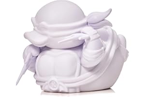 TUBBZ DIY Edition Paint Your Own TMNT Raphael kolekcjonerska winylowa gumowa figurka kaczki - oficjalny gadżet nastoletnich mutantów żółwi ninja - komiks aktywność dla dzieci, telewizja, film i filmy