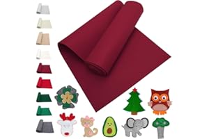 LOMUG Rouleau de feutre - 40 cm x 250 cm - Feutre de bricolage - Feutre polyester - 3 mm d'épaisseur - Pour sous-couche en feutre - Tapis en feutre - Bricolage - Couture manuelle - Décoration