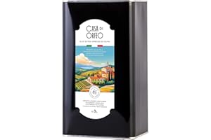 CASA DI ORFEO – Oliwa z oliwek extra vergine, 100% Włoska, prosto z Sycylii, ręczny zbiór, tłoczona na zimno, jakość premium (3l)