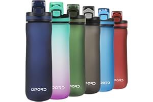 ‎OPARD Opard Trinkflasche Kinder Auslaufsicher 0,6L/0.9L, 0,7L/1L (mit strohhalm), Sport Trinkflasche Schule, Gym, Fitnesss, Fahrrad - Wasserflasche 600ml mit deckel, Inbegriffenes Filter, BPA-Frei