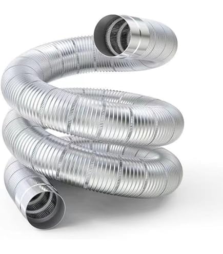 Tuyau flexible en acier inoxydable pour poêle à bois extérieur - Test