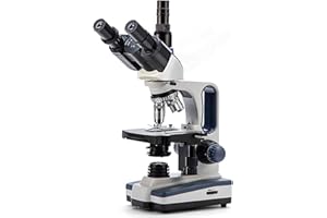 SWIFT Microscope Professionnel Trinoculaire avec oculaires Grand champ10X/25X,en grossissement 40X-2500X