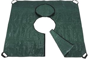 Maximex Telo multiplo, professionale, da giardino, facile da mettere intorno a piante, albero o vaso, con velcro e cerniera, facile smaltimento con maniglie, 145 x 145 cm