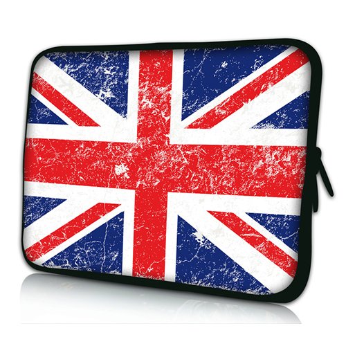 PEDEA Design Schutzhülle Notebook Tasche bis 15,6 Zoll (39,6cm), Union Jack
