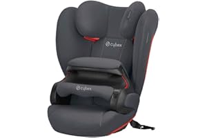 CYBEX Silver Seggiolino auto per bambini Pallas B-Fix, Per auto con e senza ISOFIX, Gruppo 1/2/3 (9-36 kg), Da 9 mesi ca. a 12 anni, Steel Grey