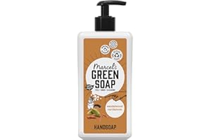 Marcel's Green Soap - Hand Soap Sandalwood & Cardamom - Handwash Dispenser - 100% Eco friendly - 100% Vegan - 97% Biodegradable - 500 ML