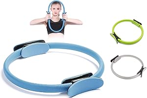 CLICLED Anello Pilates Yoga tonificante Braccia Gambe Resistenza Yoga Ring Fitness