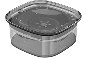 PETTOM Miska na wodę dla psów, 2 l, zabezpieczona przed wyciekaniem, duża, odporna na odpryskiwanie, antypoślizgowa, do podróży, dozownik wody