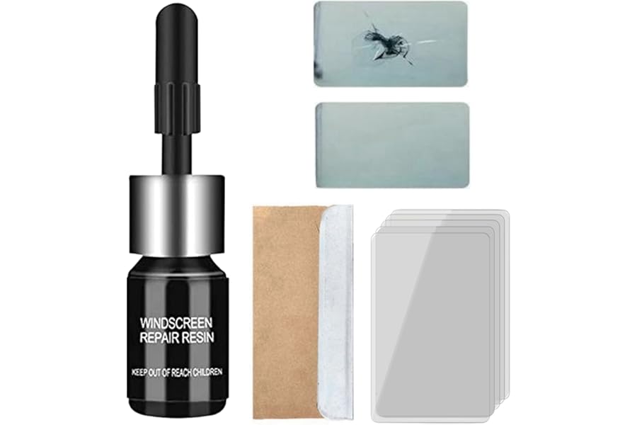 Windscreen Repair Kit,Glass Scratch Remover,Glass Repair Fluid,Cracked Glass Repair Kit,Glass Crack Repair Liquid for Windscreen Scratch Repair,Automotive Windscreen Repair Resin for Windscreen Repair