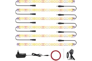 CXHOME Lámpara de Plantas Full Spectrum Light Luz LED roja con temporizador 3/6/12 horas 4 LED de nivel de brillo Grow Light para plantas de interior desde la siembra hasta la cosecha (126 LED)