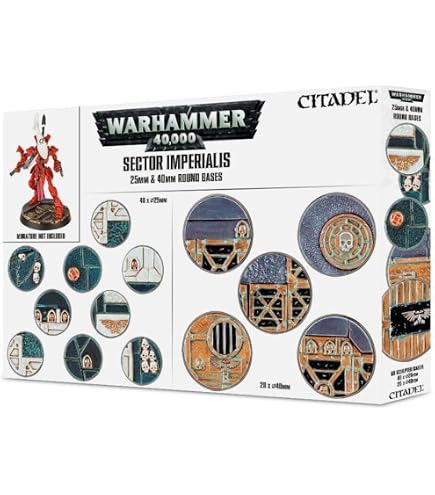 Citadel Sector Imperialis: Rundbases (25 & 40 mm) (60 Stück) - Games