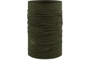 BUFF® | Halsbeklädnad i 100% merinoull lätt, multifunktionell merinoullsscarf för vandring och friluftsliv, hållbar, smal passform för män och kvinnor